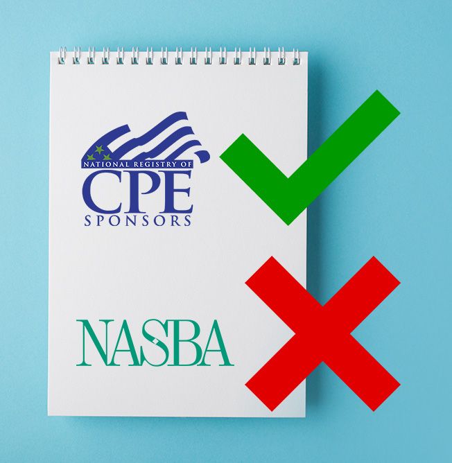 Registry and NASBA logos